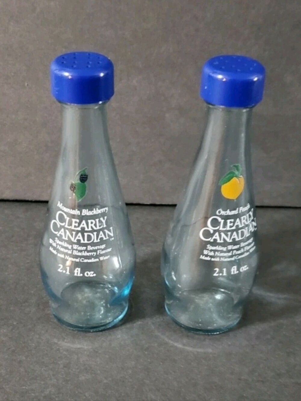 Clearly Canadian Salt & Pepper Shaker Set